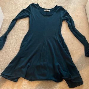 Hollister Dress, Size XS, Dark Forest Green, Worn ~4-5 Times